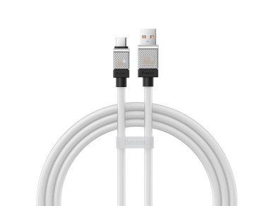 Baseus cable CoolPlay USB - USB-C 1m 100W white Baseus cable CoolPlay USB - USB-C 1m 100W white