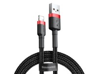 Cabo Baseus Cafule USB - Lightning 3,0m 2A vermelho-preto