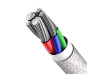 Baseus cable High Density PD USB-C - Lightning 1,0 m white 20W Baseus cable High Density PD USB-C - Lightning 1,0 m white 20W