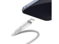 Baseus cable High Density PD USB-C - Lightning 1,0 m white 20W Baseus cable High Density PD USB-C - Lightning 1,0 m white 20W
