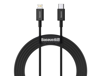 Baseus cabel Superior PD USB-C - Lightning 2,0m black 20W