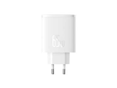 Cargador de pared Baseus Cube Pro PD 65W 2x USB-C 1x USB blanco