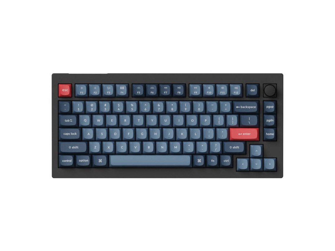 Keychron V1 Max RGB Banana Switch Wireless Mechanical Keyboard (Black) [V1M-D4].