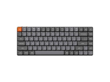 Keychron K3 Max RGB Wireless Mechanical Keyboard, Low Profile, Red Switch (Black) [K3M-H1].