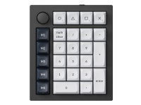 Keychron Q0 Max RGB Wireless Numeric Keyboard, Red Switch (Black) [Q0M-M1].