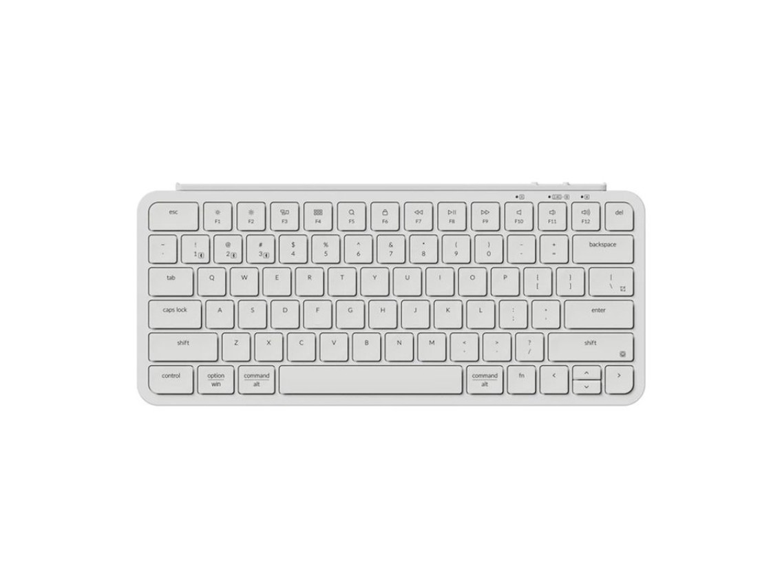 Teclado sem fio ultrafino Keychron B1 Pro 2.4G (branco) [B1P-K8].