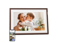 Marco digital Arzopa D10 de 10,1" (marrn oscuro)