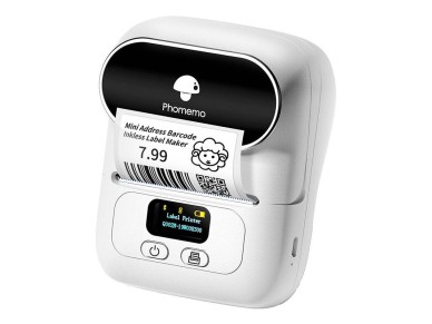 Impresora de etiquetas porttil Phomemo M110 (blanca)