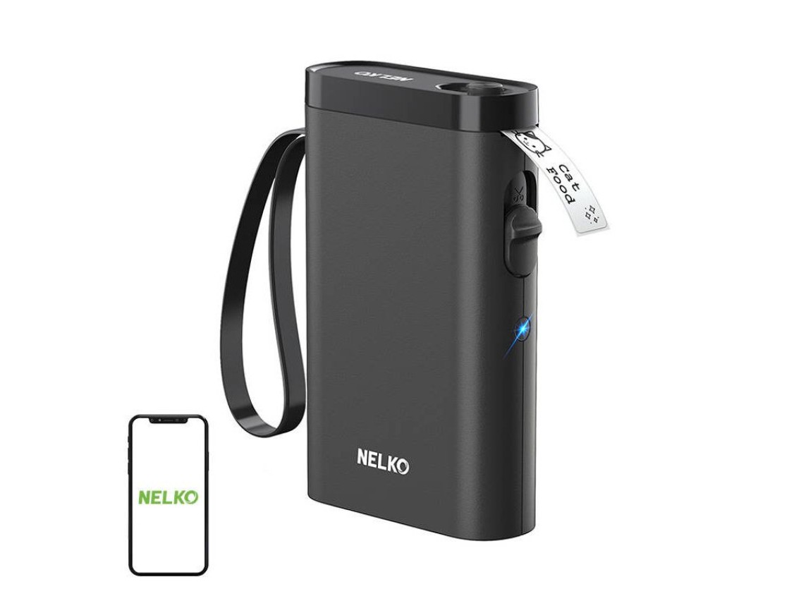 Nelko P21 thermal label printer (black)