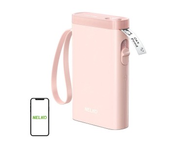 Impresora trmica de etiquetas Nelko P21 (rosa)