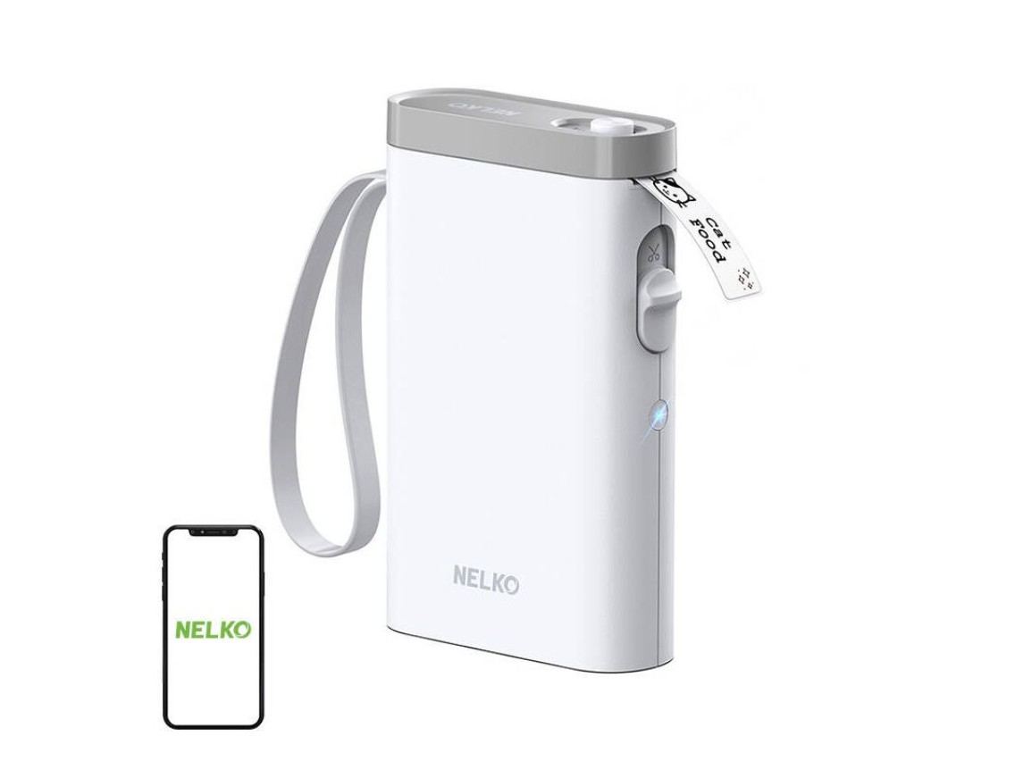 Nelko P21 thermal label printer (white)