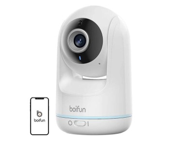 Boifun VB805 - Niera electrnica giratoria con audio bidireccional