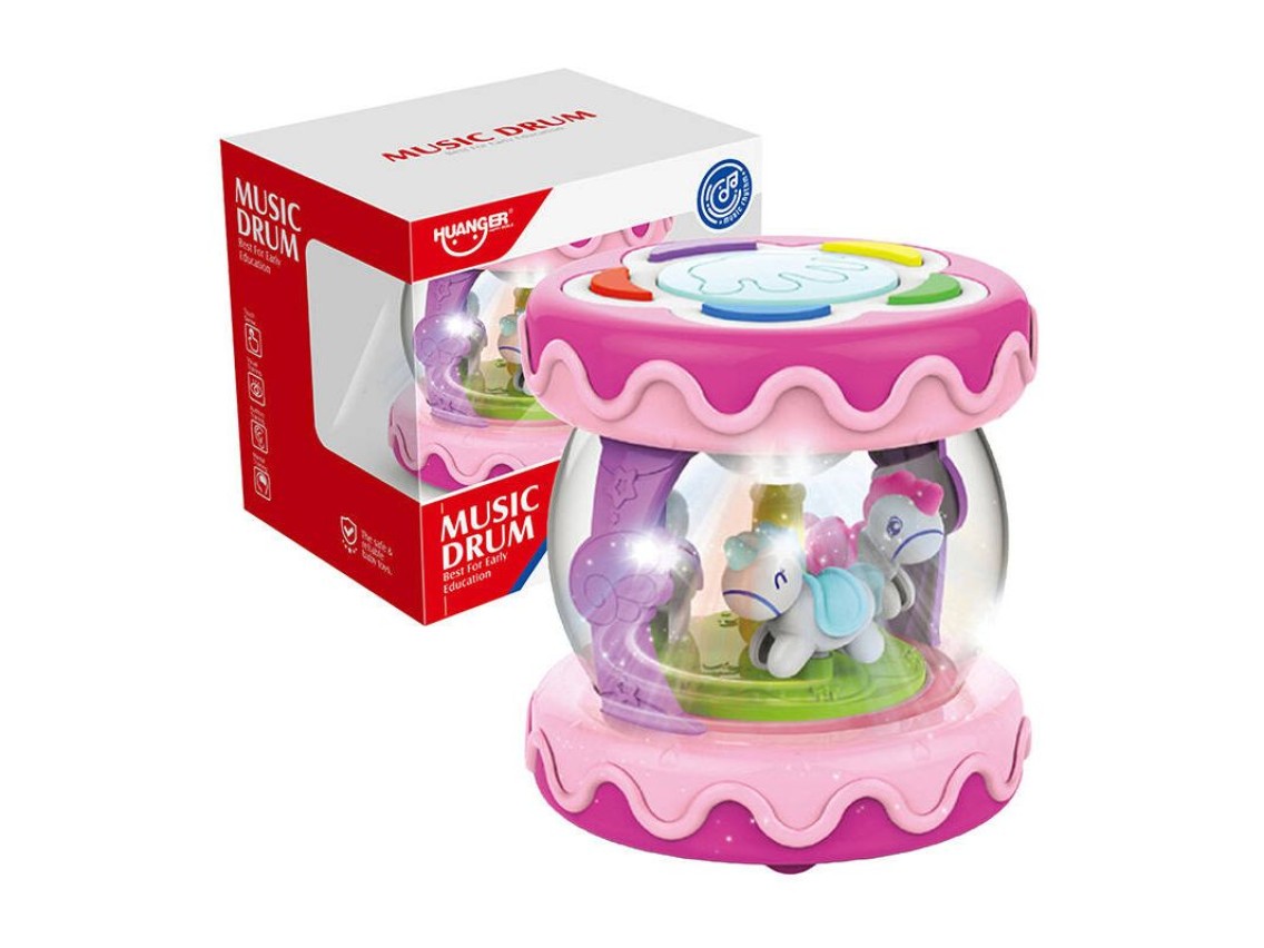 Tambor musical de juguete Huanger HE0702