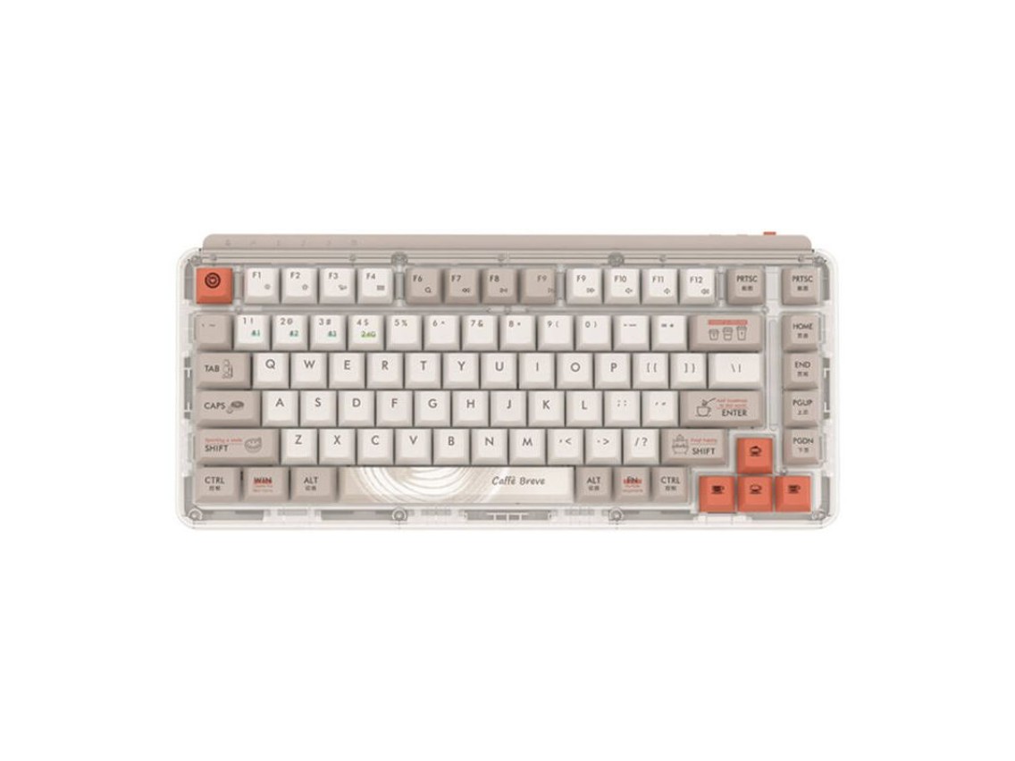 Teclado inal�mbrico Z830 ProMax MIIIW 2.4G (caf�)