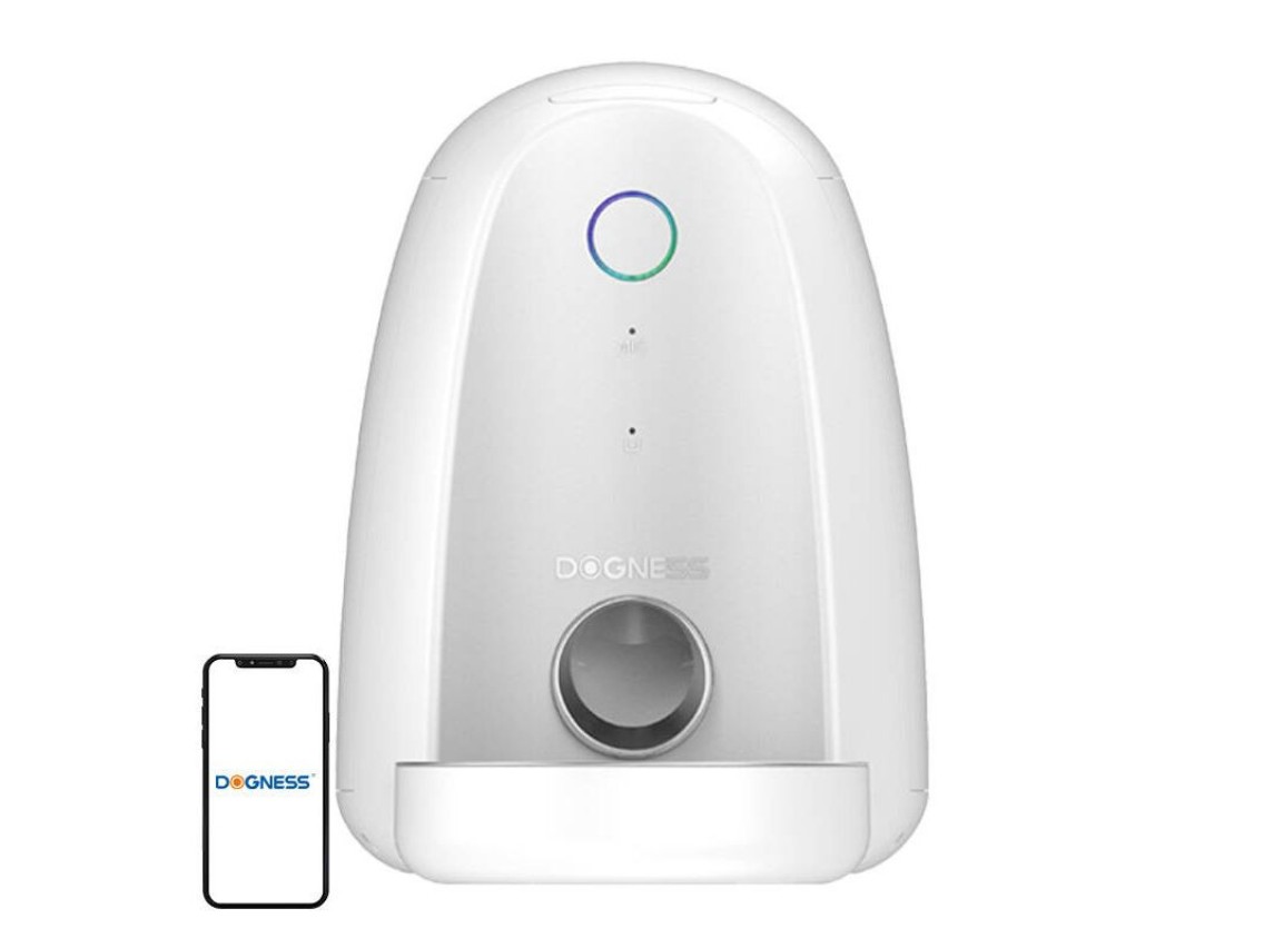 Automatic Pet Feeder with plastic bowl WIFI mini Dogness (white)