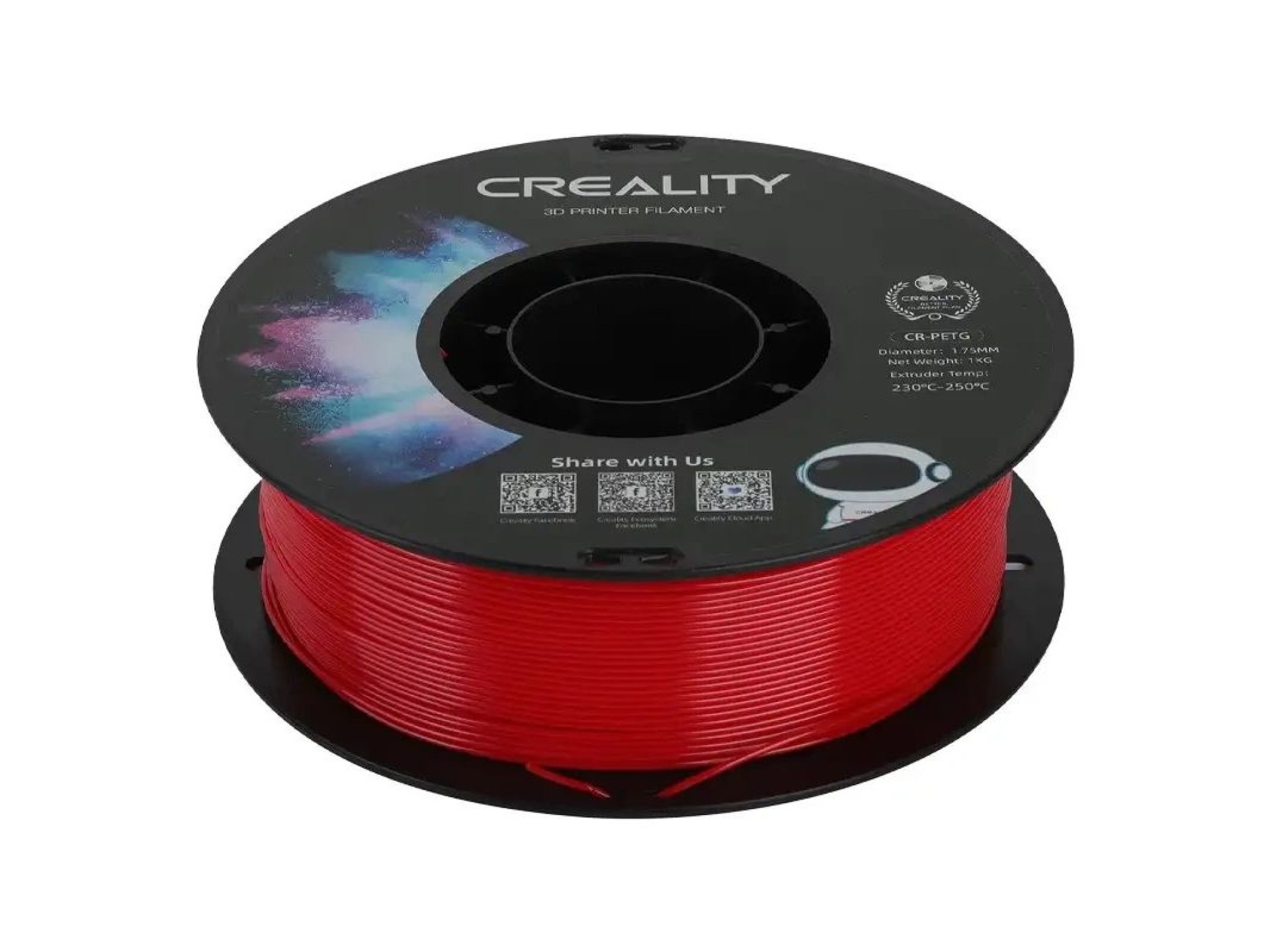 CR-PETG Filament Creality (Red)
