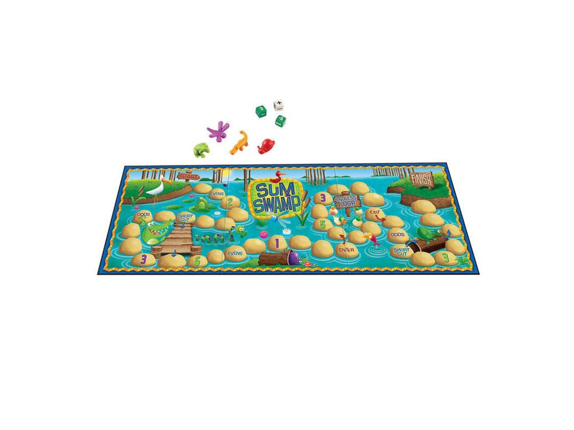 Sum Swamp Addition & Subtraction Game Learning Resources LER 5052