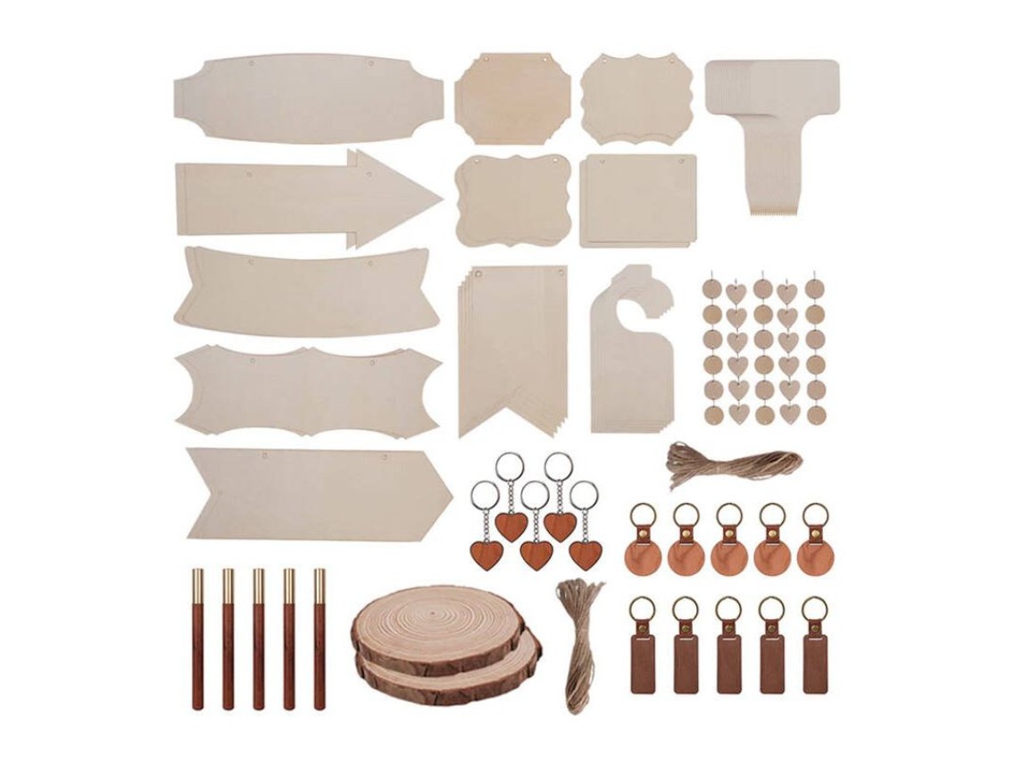 LaserPecker Wooden engraving materials set (190 pcs)