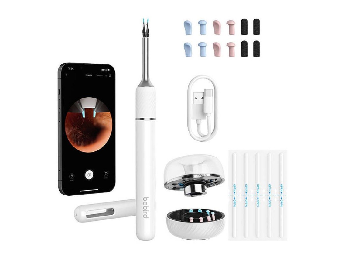 Otoscope with ear cleaning camera Bebird Note 5 pro (white)