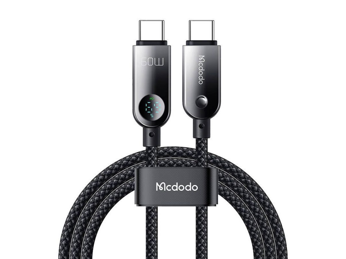 Mcdodo CA-4780 USB-C to USB-C 60W data cable 1.2m (black)