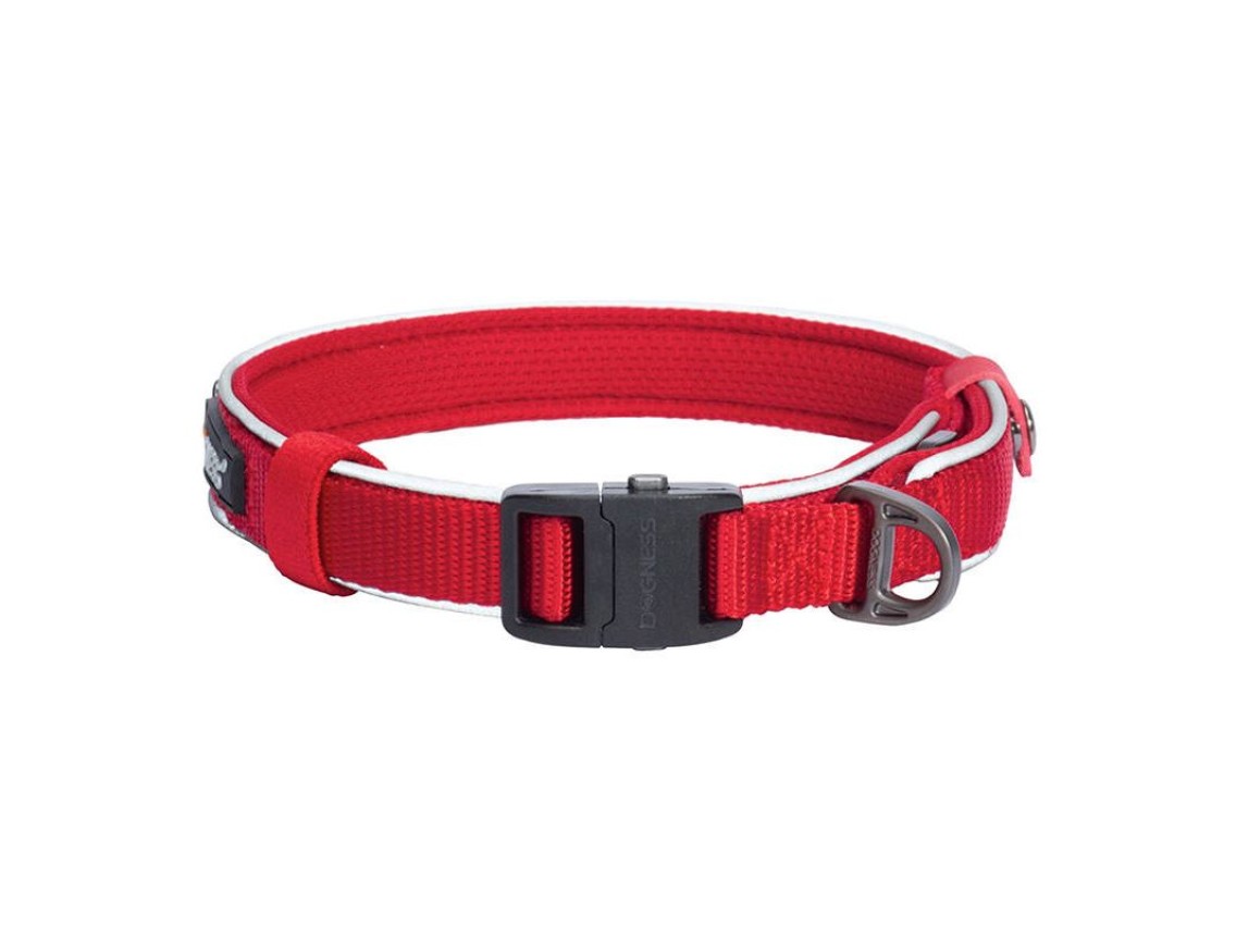 Coleira refletiva Dogness tamanho XS (Vermelho)