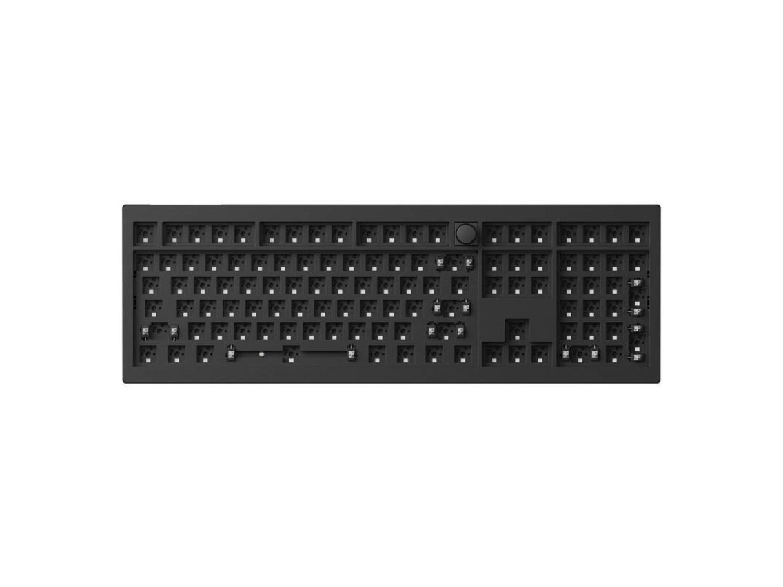 Teclado mec�nico inal�mbrico Keychron V6 Max RGB sin interruptores - barebone (negro) [V6M-Z4].