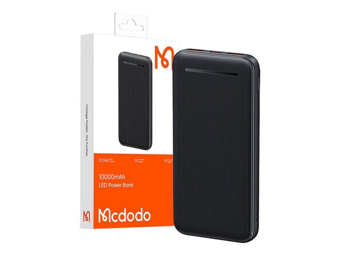 Power Bank Mcdodo MC-4631 Dual USB,10000mAh, 10.5W (black)