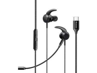 Auriculares para juegos Mcdodo HP-1340 con micrfono, USB-C (negro)