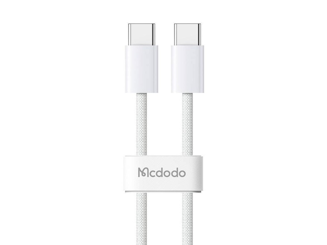 Cable USB-C a USB-C Mcdodo CA-5690, 60 W, 1 m (blanco)