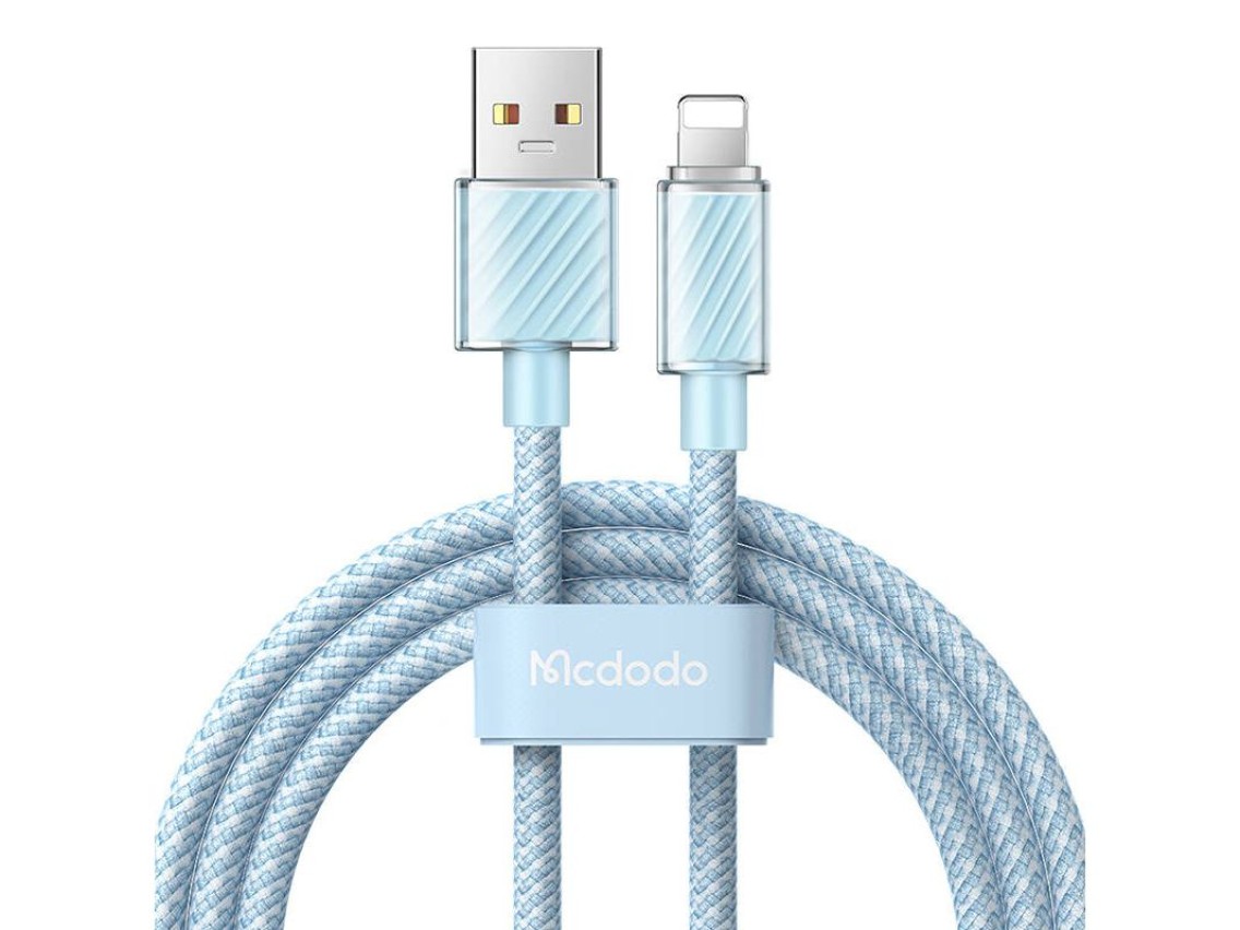 Cable USB-A a Lightning Mcdodo CA-3641, 1,2 m (azul)