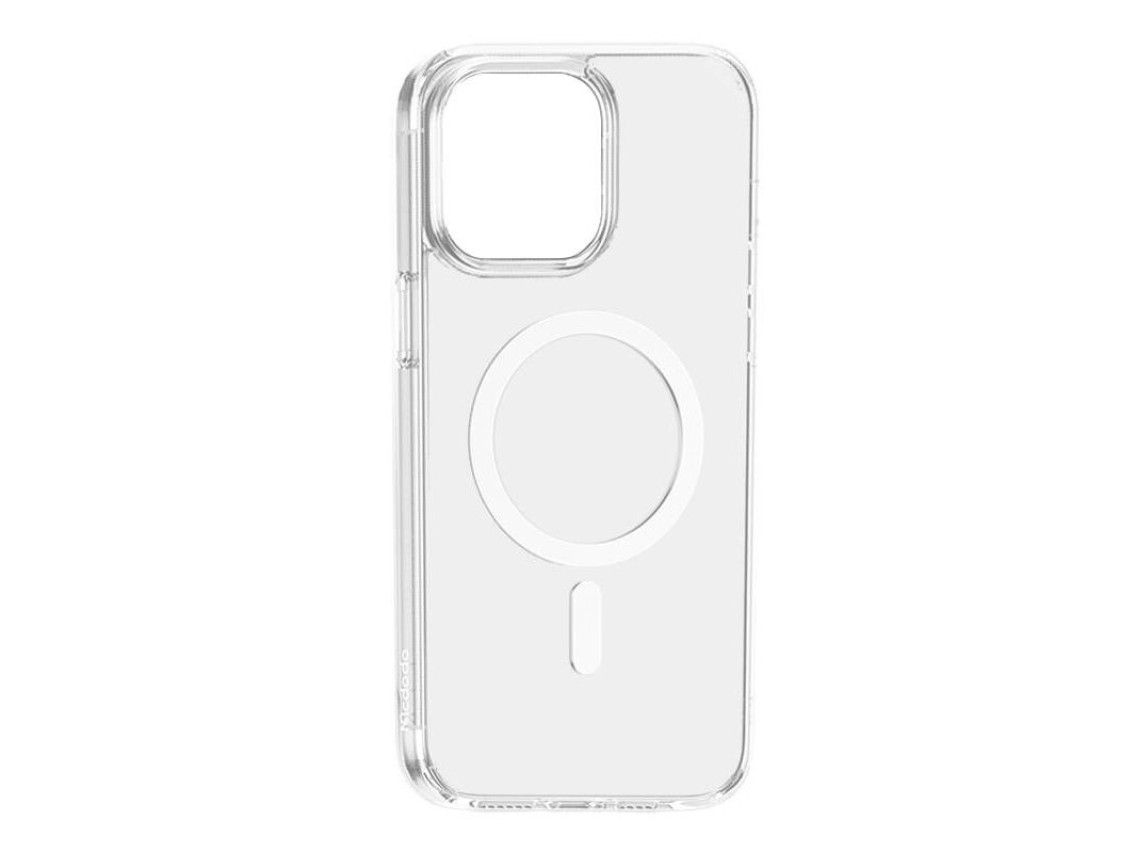 Funda magntica McDodo para iPhone 15 Plus (transparente)