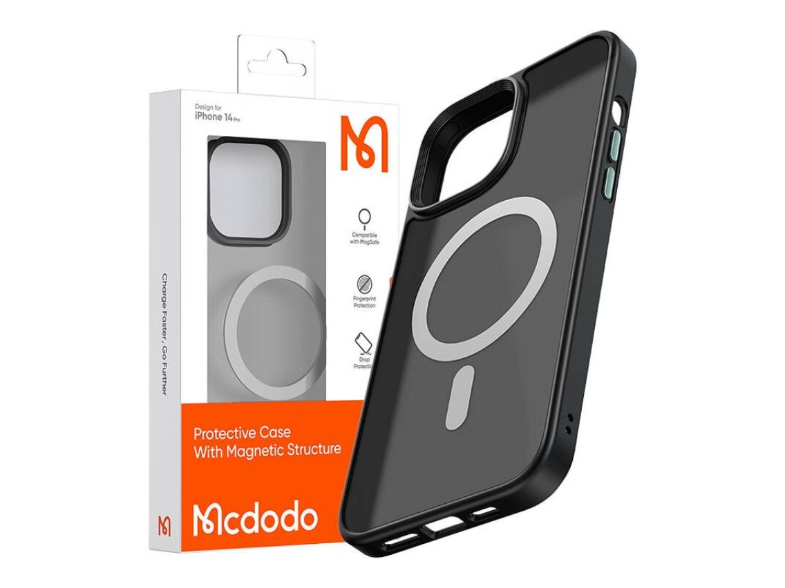 Magnetic case McDodo for iPhone 14 plus (black)