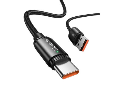 Cable USB-A to USB-C Mcdodo CA-4730, 120W, 1,5m (black)