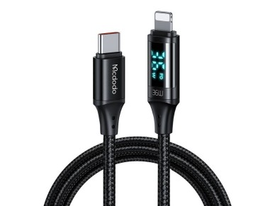 Cable Mcdodo CA-1030 USB-C to Lightning, 36W, 1.2m (black)