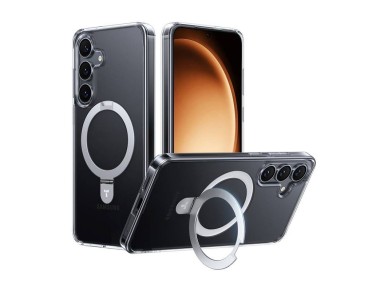 Funda Torras Ostand Series para Samsung S25+ (transparente)