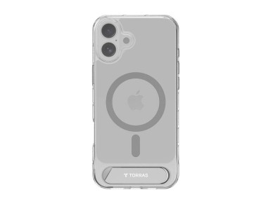 Funda Torras Pstand Series para iPhone 16 (Transparente)