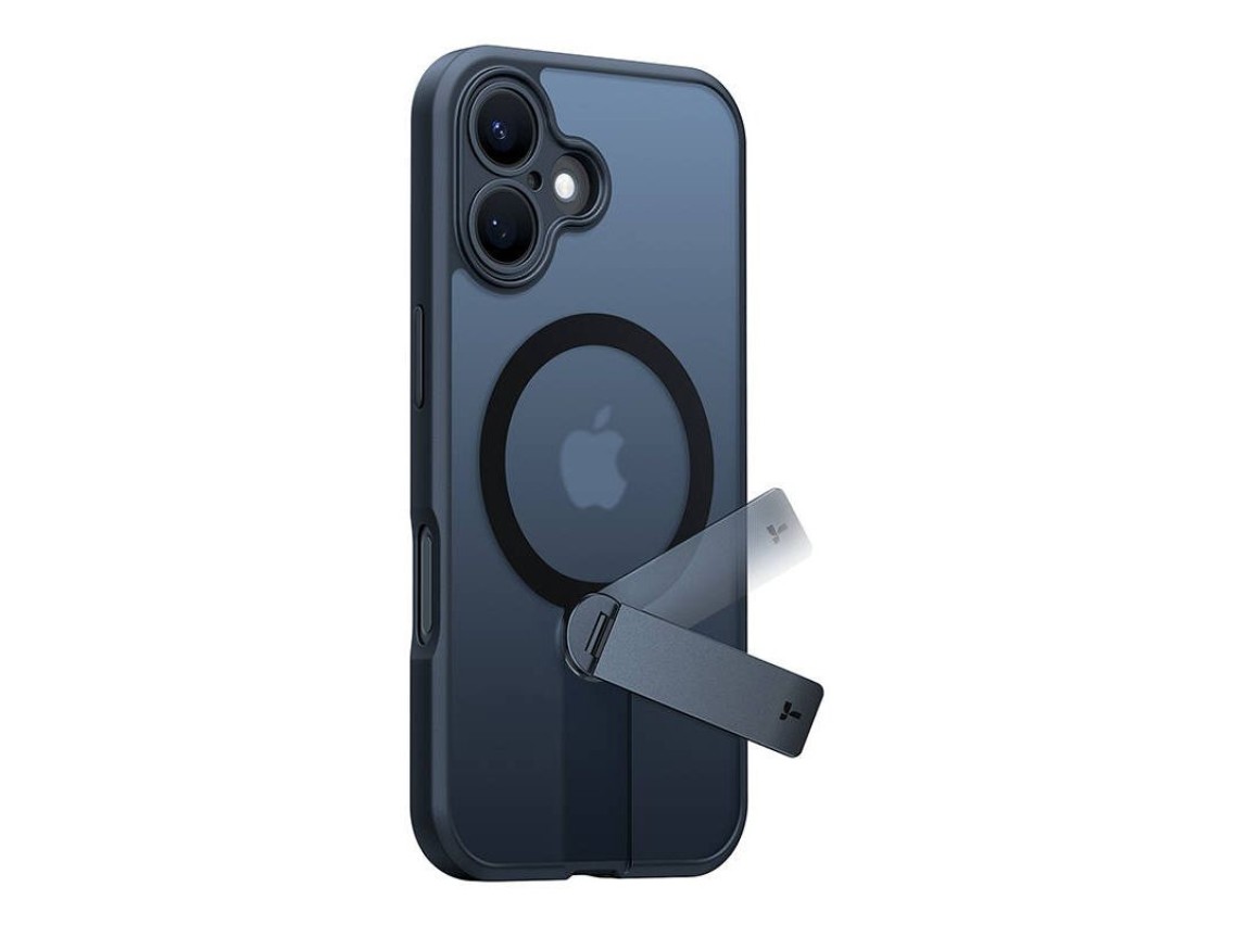Torras Pstand Spin Case for iPhone 16 (Black)