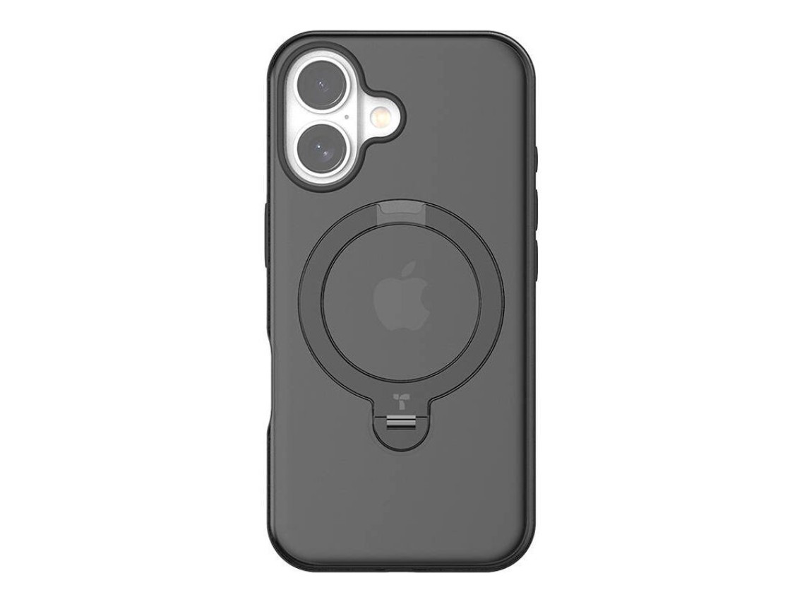 Funda Torras Ostand Spin para iPhone 16 Plus (negra)