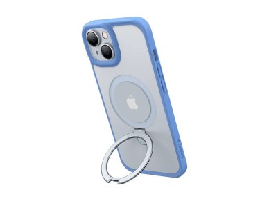 Torras phone case Ostand Matte for iPhone 15 (navy blue)