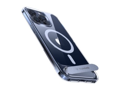 Capa Torras UPRO Pstand para iPhone 15 Pro Max (transparente)