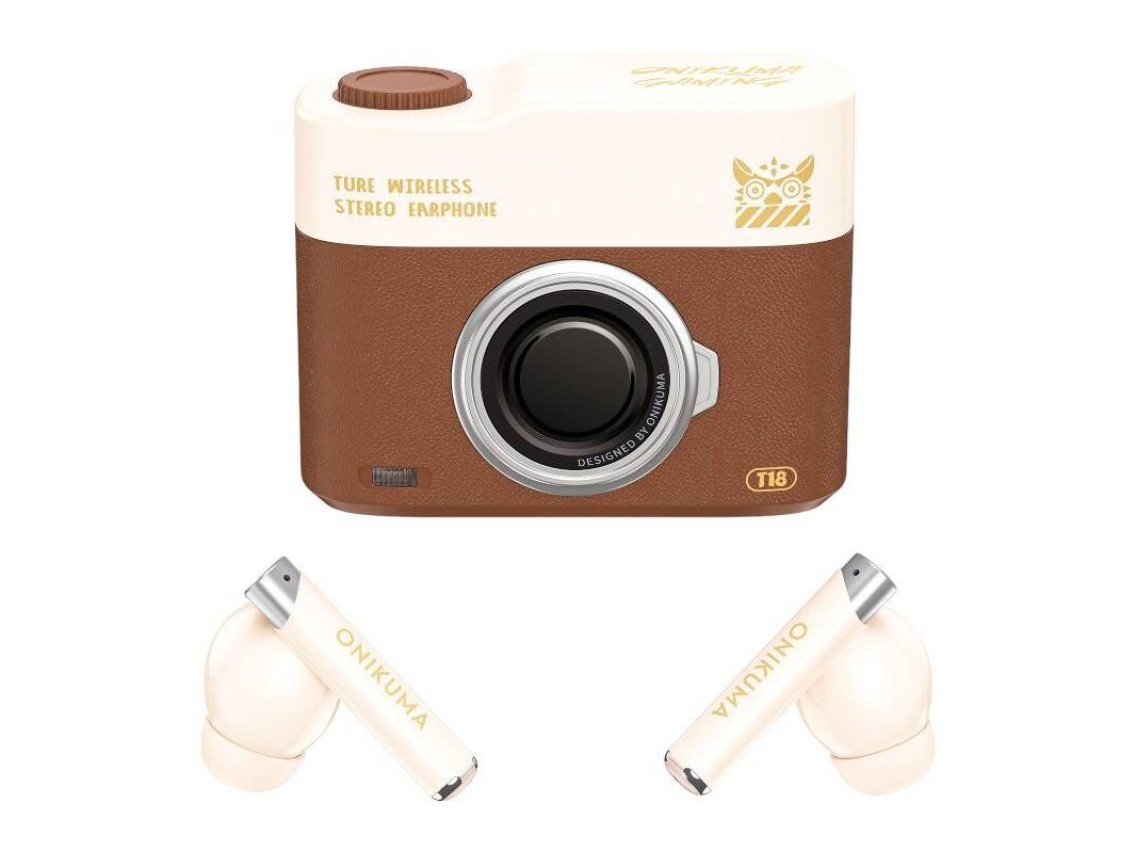 Auriculares intraaurales Bluetooth ONIKUMA T18 Marrn