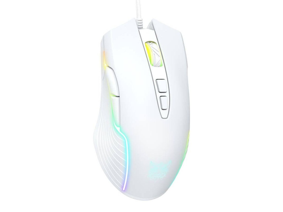 Mouse gamer onikuma CW905 branco com fio