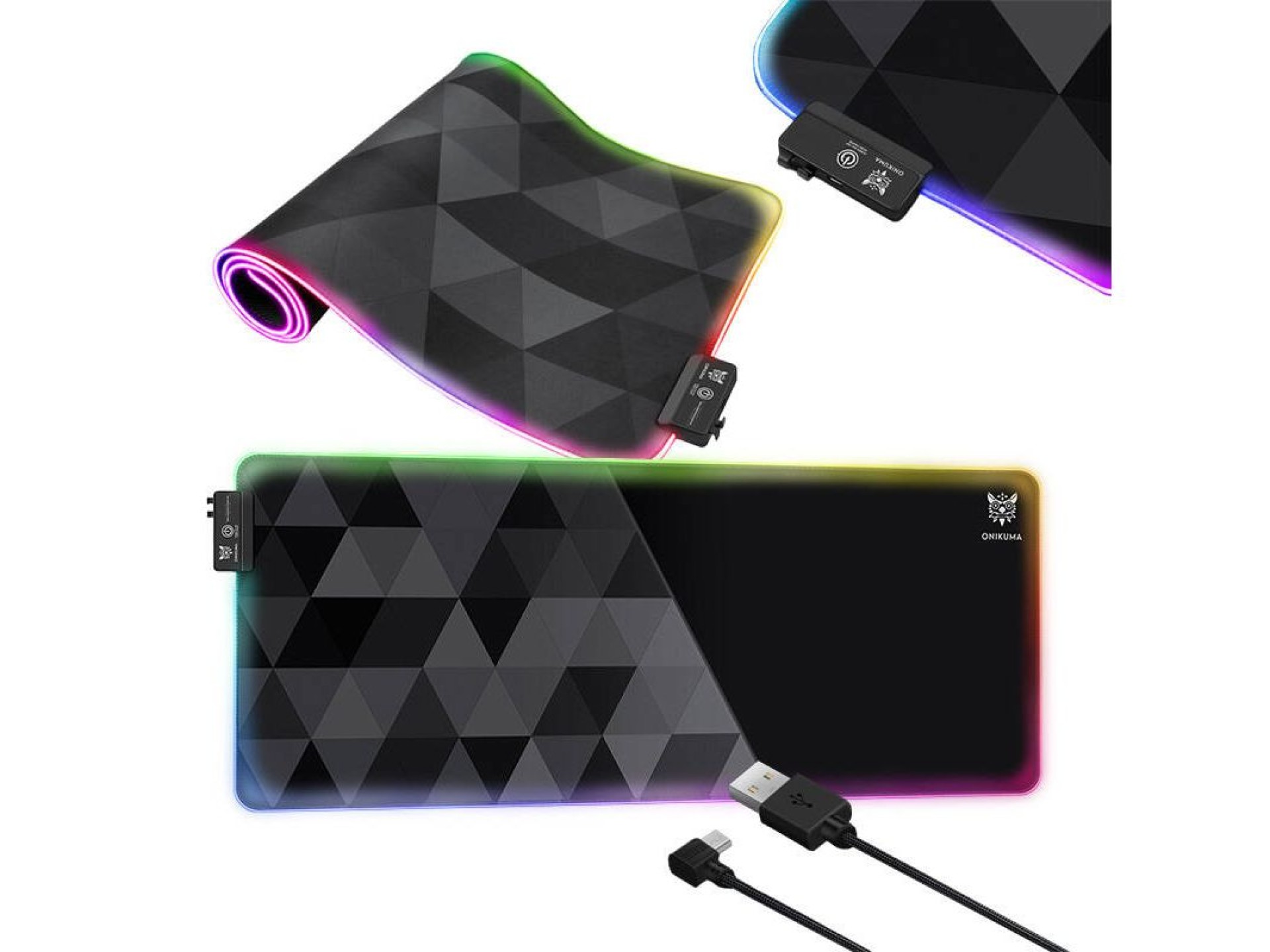 ONIKUMA MP006 RGB Mousepad (Black)