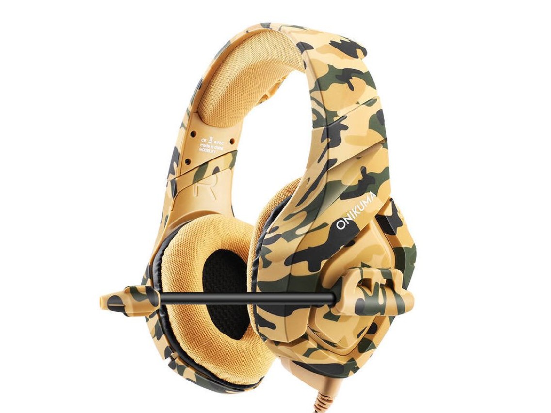 ONIKUMA K1-B Gaming headset (Yellow)