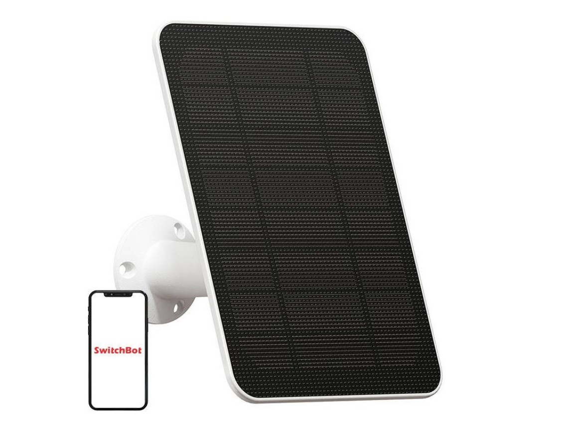 Painel solar para cmera de holofote externo