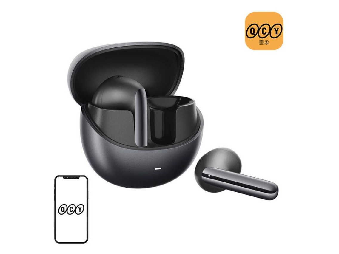 Fones de ouvido TWS QCY AilyBuds Pro HT10, ANC (preto)