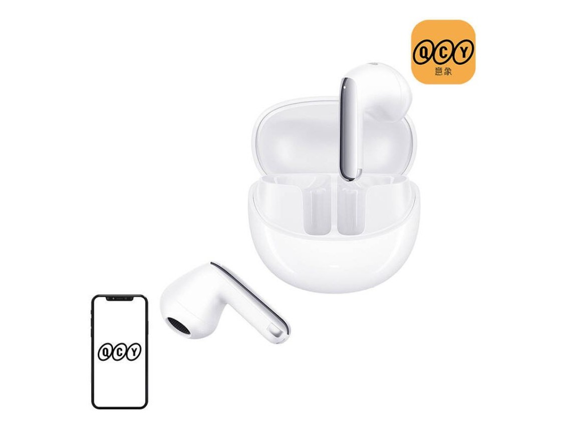 Fones de ouvido TWS QCY AilyBuds Pro+ HT10 Pro, ANC (branco)