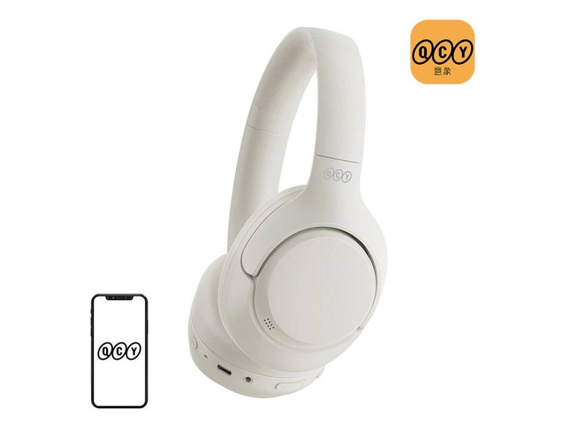 Auriculares inalmbricos QCY H3, ANC (blancos)