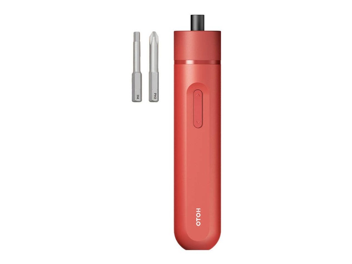 Chave de fenda de ons de ltio - Leve HOTO QWLSD007 (vermelha)