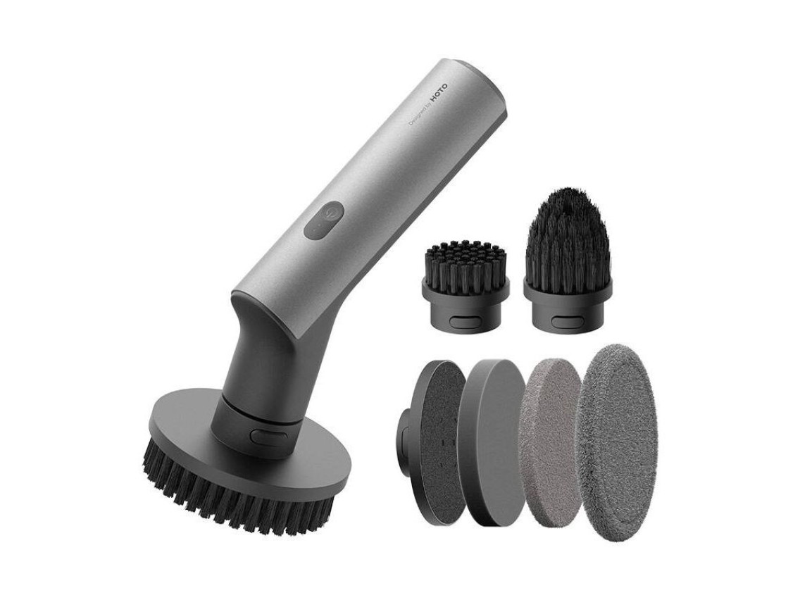 Cepillo de limpieza elctrico HOTO QWQJS001, set 7 en 1